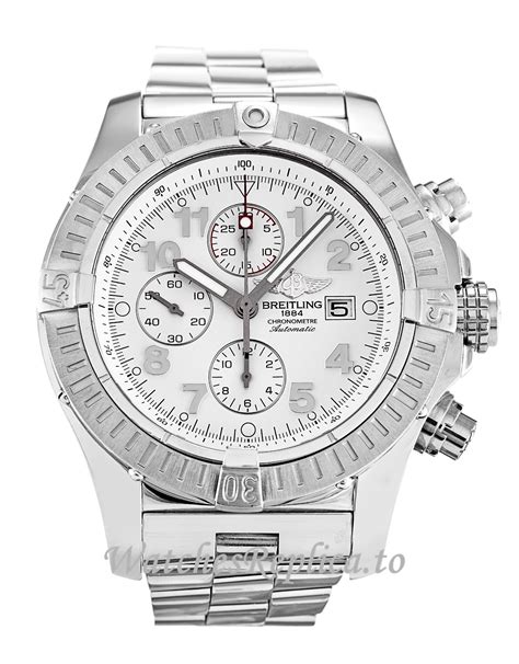 breitling super avenger white dial 48mm fake|breitling super avenger review.